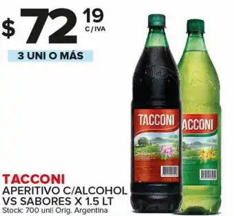Carrefour Maxi Tacconi Aperitivo C/Alcohol Vs Sabores x 1.5 Lt 3 Uni o Más oferta