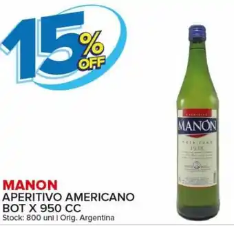 Carrefour Maxi 15% Off Manon Aperitivo Americano Bot x 950 cc oferta