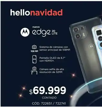 Coppel Motorola edge 20 lite oferta