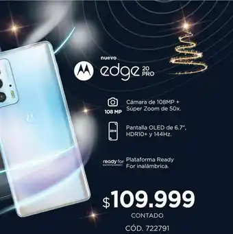 Coppel Motorola edge 20 pro oferta