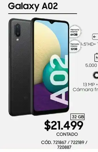 Coppel Galaxy a02 oferta