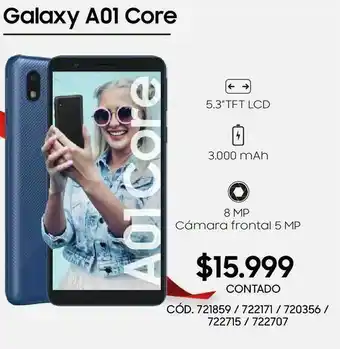 Coppel Galaxy a01 oferta