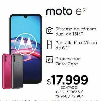 Coppel Moto e6i oferta
