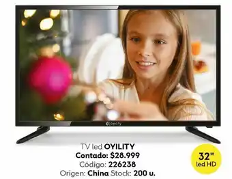 Coppel Led tv 32" oyility 32d15 oyility oferta