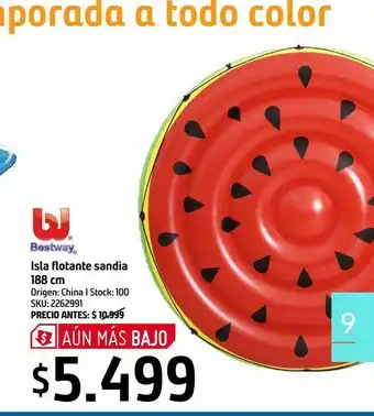 Sodimac Isla flotante sandia 188 cm oferta
