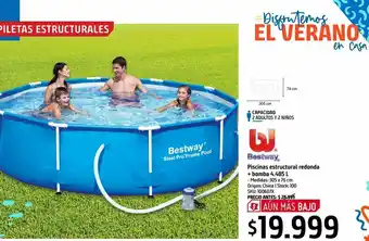 Pileta estructural red 305x76 220v