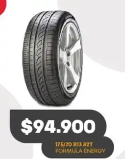 Supermercados Tadicor 175/70 R13 82T FORMULA ENERGY oferta