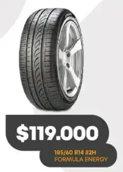 Supermercados Tadicor 185/60 R14 82H FORMULA ENERGY oferta