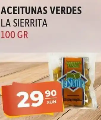 Aceitunas Verdes La Sierrita 100 gr