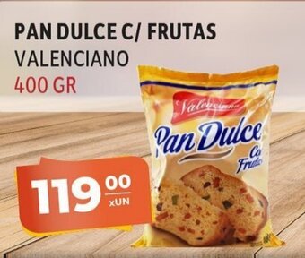 El Milagro Mayorista Pan Dulce C/Frutas Valenciano 400 gr oferta