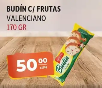 Budín C/Frutas Valenciano 170 gr