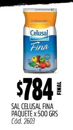 Supermercados Yaguar Sal Celusal Fina oferta