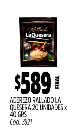 Supermercados Yaguar Aderezo Rallado La Quesera oferta