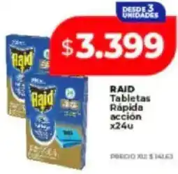 Supermayorista Vital Raid tabletas rápida acción oferta