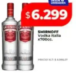 Supermayorista Vital Smirnoff vodka italia oferta
