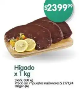 Supermercados Buenos Días Hígado oferta