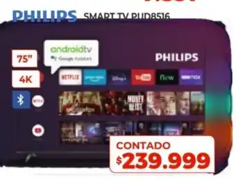 Naldo Lombardi Philips Smart TV PUD8516 oferta