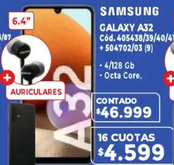 Naldo Lombardi Samsung Galaxy A32 16 Cuotas oferta