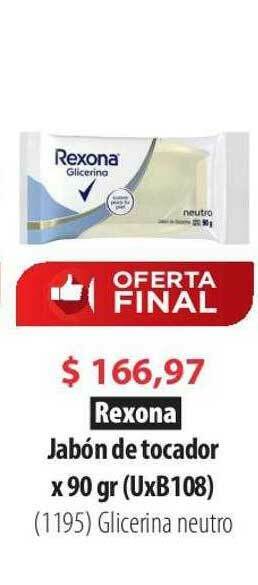 Parodi Rexona Jabón De Tocador oferta