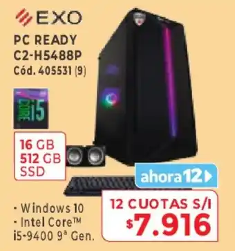 Naldo Lombardi Exo PC Ready C2-H5488P 12 Cuotas S/I oferta