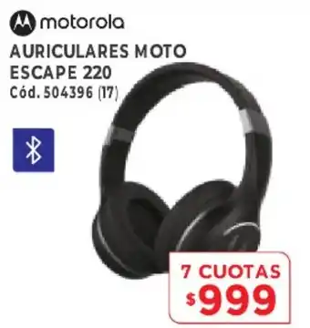 Naldo Lombardi Motorola Auriculares Moto Escape 220 7 Cuotas oferta