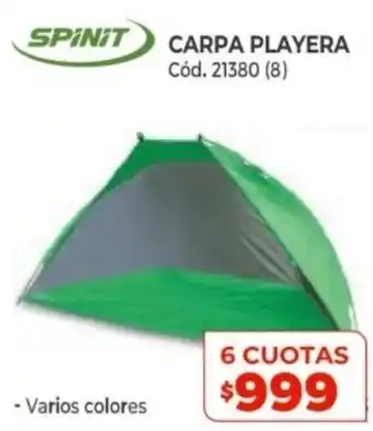 Naldo Lombardi Spinit Carpa Playera 6 Cuotas oferta
