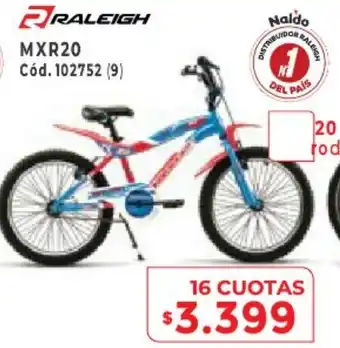 Naldo Lombardi Raleigh MXR20 16 Cuotas oferta