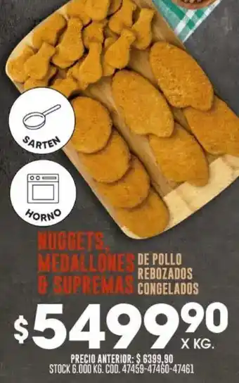 Coto Nuggets, medallones & supremas oferta