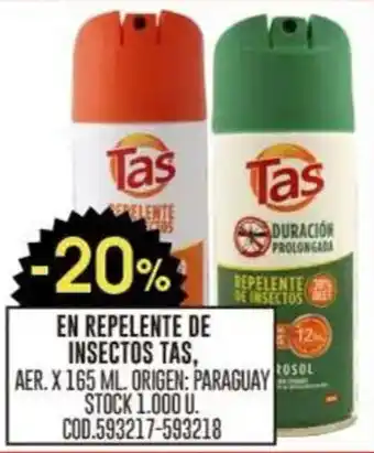Coto Tas en repelente de insectos oferta
