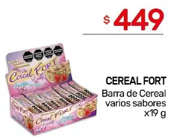 Nini Mayorista Cereal fort barra de cereal varios sabores oferta