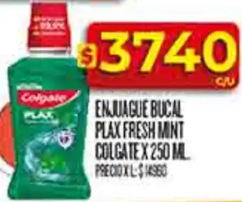 Supermercados DIA Colgate enjuague bucal plax fresh mint oferta
