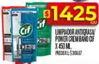 Supermercados DIA Cif limpiador antigrasa power crembano oferta