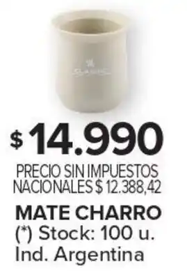 Carrefour Mate charro oferta
