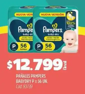 Supermercados Yaguar pañales pampers Baby-dry oferta