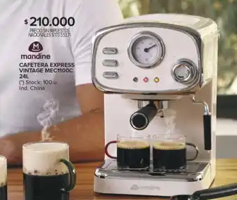 Carrefour Cafetera Express Vintage MEC1100C oferta