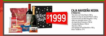 Changomas Caja navideña negra oferta