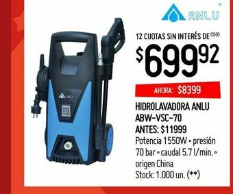 Changomas Hidrolavadora anlu oferta