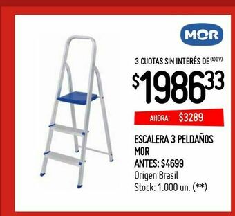 Changomas Escalera 3 peldaños mor oferta