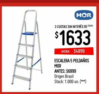 Changomas Escalera 5 peldaños mor oferta