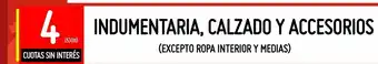 Changomas Indumentaria, calzado y accesorios oferta