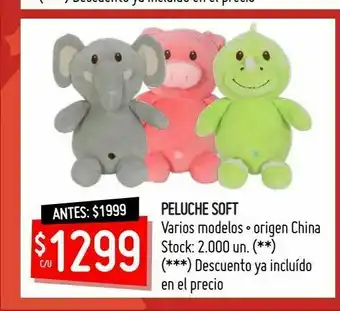 Walmart Peluche oferta
