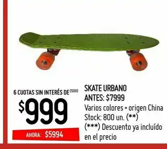 Walmart Skate oferta