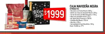 Walmart Cajas navideñas negra oferta