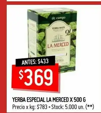 Walmart Yerba mate la merced oferta