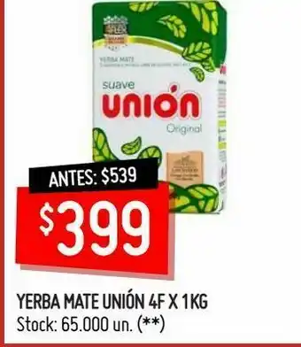 Walmart Yerba mate unión oferta