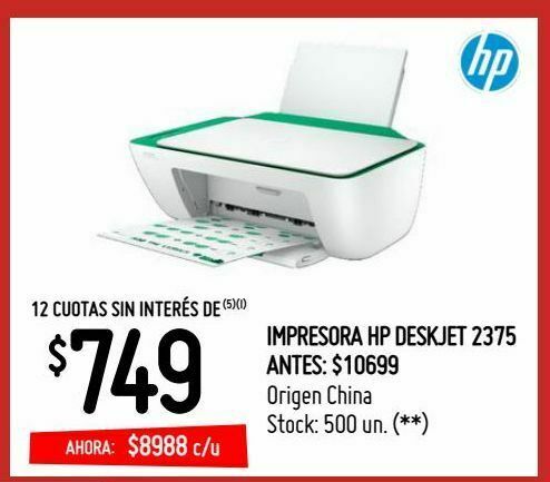 Impresoras hp oferta en Walmart