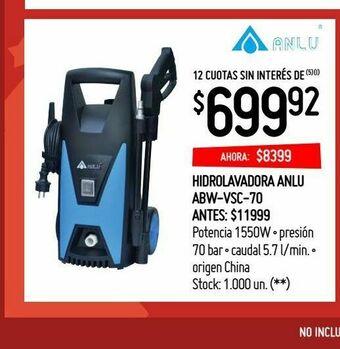 Walmart Hidrolavadora oferta