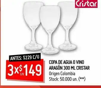 Walmart Copa de vino oferta