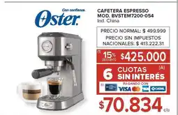 Carrefour Cafetera Espresso Oster oferta