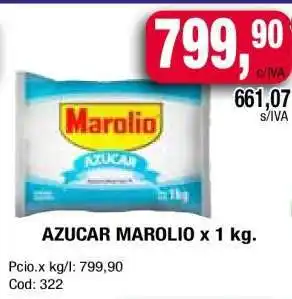 Maxiconsumo AZUCAR MAROLIO X 1 Kg oferta